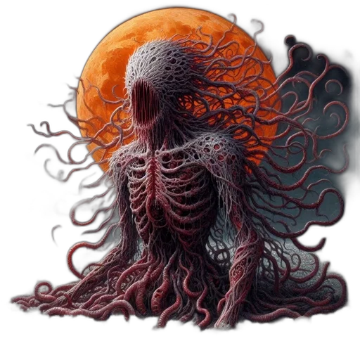 creature, hair, face, animal transparent PNG cut-out