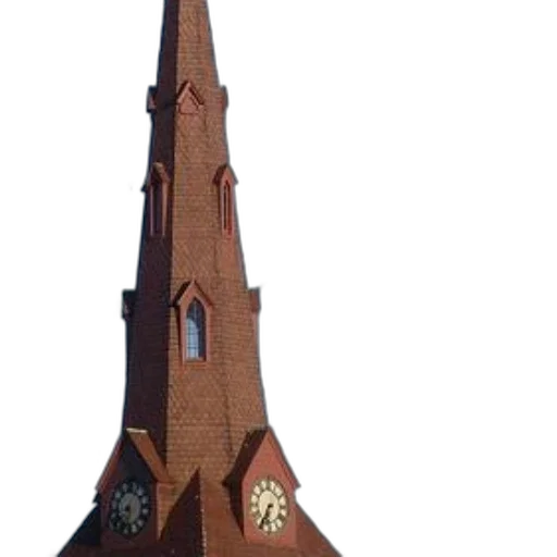 building, crown, staff, 3d render transparent PNG cut-out