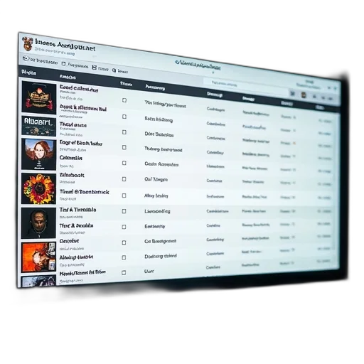 screenshot, music, playlist, computer transparent PNG cut-out