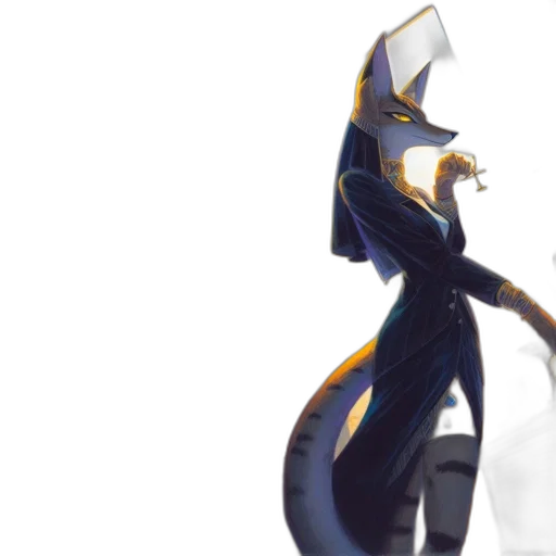 robot, staff, mask, dragon transparent PNG cut-out