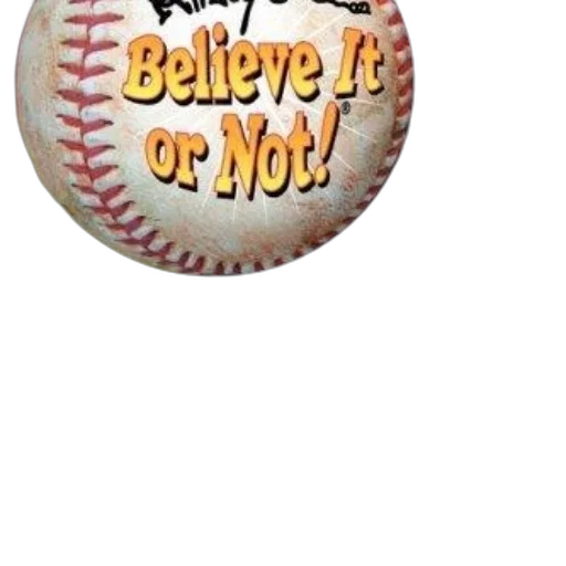 believe, not, baseball, oddities transparent PNG cut-out
