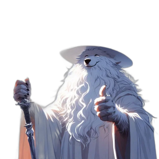 staff, hat, dragon, sword transparent PNG cut-out