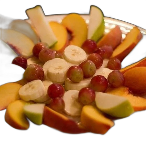 food, crown, photorealistic, 3d render transparent PNG cut-out