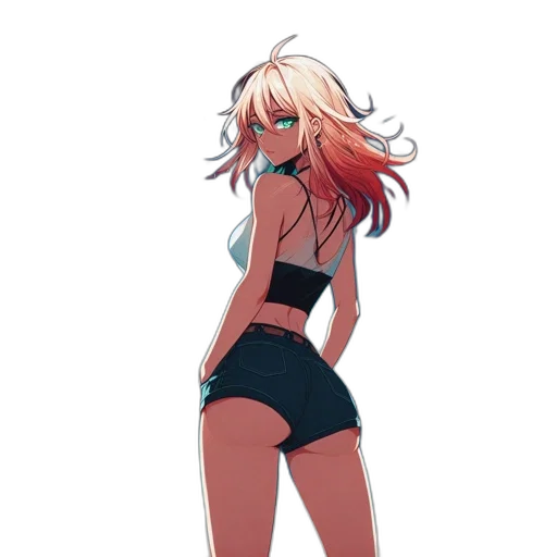 dress, creature, jacket, weapon transparent PNG cut-out