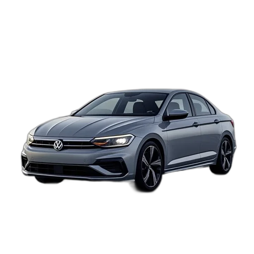 car, photorealistic, new, volkswagen transparent PNG cut-out