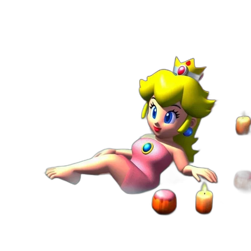 crown, dress, weapon, 3d render transparent PNG cut-out