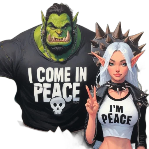 concept art, fantasy art, comic book art, anime transparent PNG cut-out