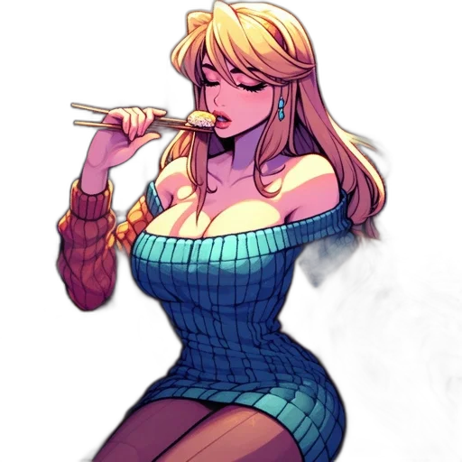 dress, comic book art, pixel art, concept art transparent PNG cut-out
