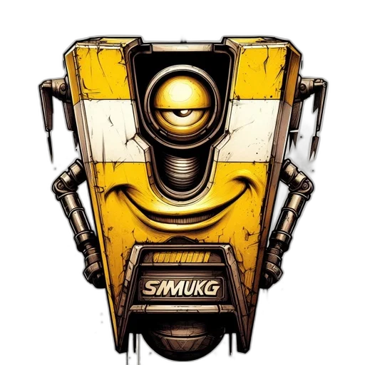robot, concept art, comic book art, 3d render transparent PNG cut-out
