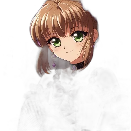 face, mask, jacket, flower transparent PNG cut-out