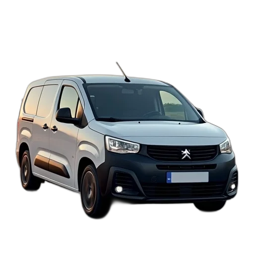car, new, peugeot, partner transparent PNG cut-out