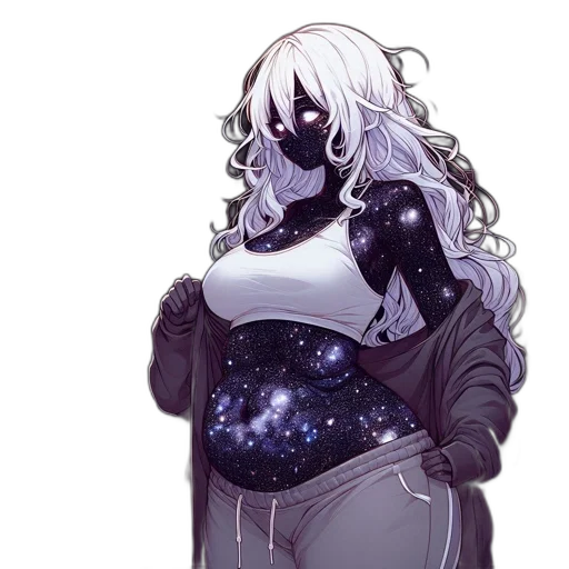 dress, jacket, robot, staff transparent PNG cut-out