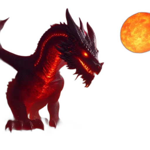 dragon, creature, animal, concept art transparent PNG cut-out