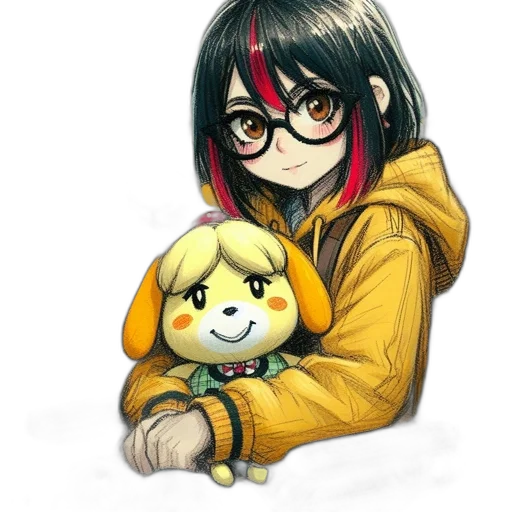 animal, staff, jacket, mask transparent PNG cut-out