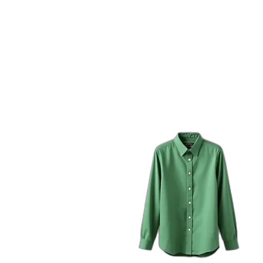 jacket, dress, staff, 3d render transparent PNG cut-out