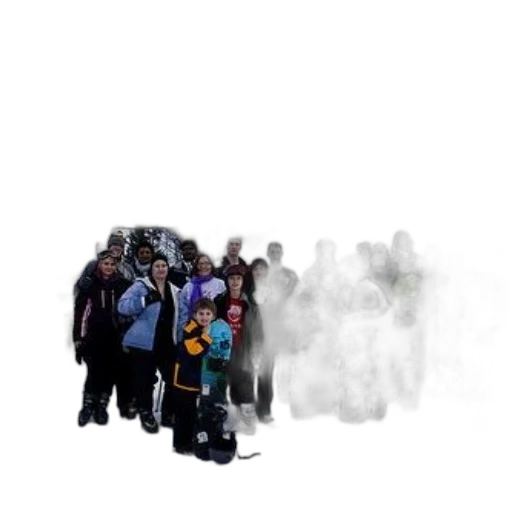staff, robot, mask, jacket transparent PNG cut-out