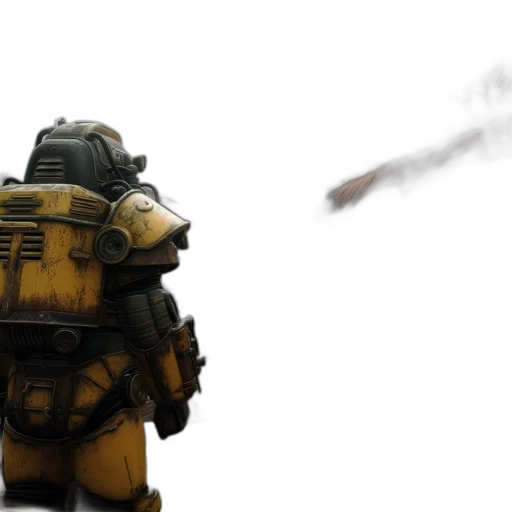 robot, weapon, staff, concept art transparent PNG cut-out