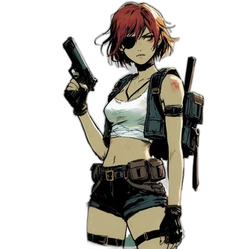 weapon, concept art, comic book art, cyberpunk transparent PNG cut-out