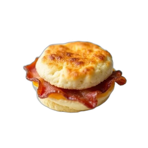 food, weapon, photorealistic, bacon transparent PNG cut-out
