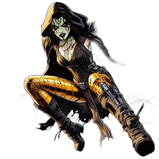 concept art, comic book art, fantasy art, pixel art transparent PNG cut-out