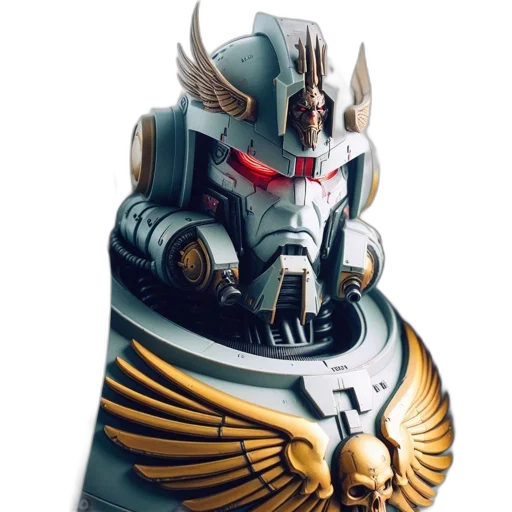 robot, mask, concept art, fantasy art transparent PNG cut-out