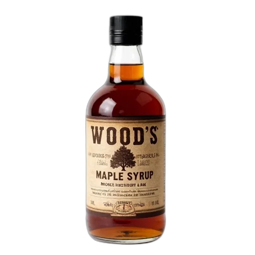 bottle, woods, pure, maple transparent PNG cut-out