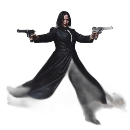 weapon, animal, jacket, staff transparent PNG cut-out