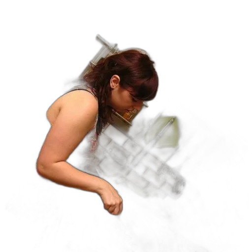 staff, dress, face, robot transparent PNG cut-out