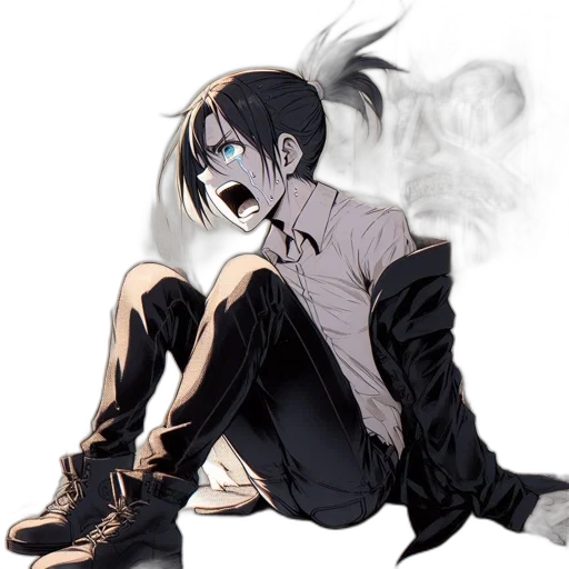 mask, creature, staff, anime transparent PNG cut-out
