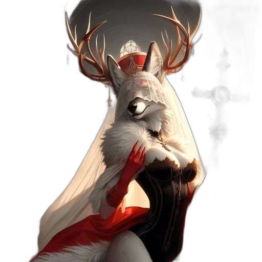 crown, creature, animal, dress transparent PNG cut-out