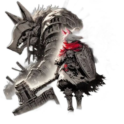 dragon, mask, weapon, sword transparent PNG cut-out
