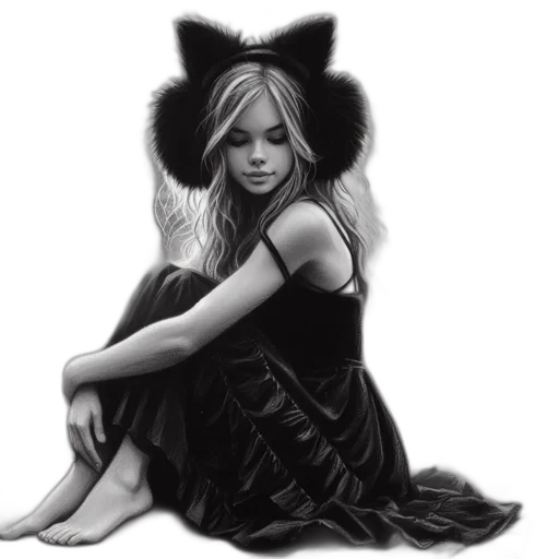 dress, fantasy art, photorealistic, concept art transparent PNG cut-out