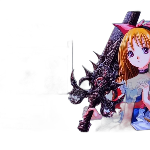 weapon, sword, dragon, creature transparent PNG cut-out