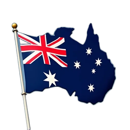 text, australia, australian, flag transparent PNG cut-out