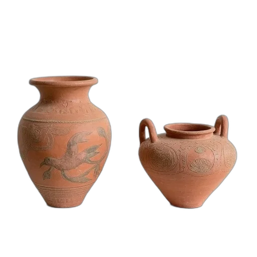 3d render, photorealistic, two, ancient transparent PNG cut-out