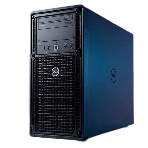 3d render, server, dell, p720 transparent PNG cut-out
