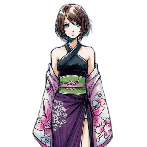 dress, staff, jewelry, pixel art transparent PNG cut-out