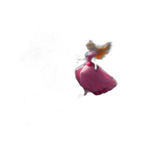 dress, crown, creature, flower transparent PNG cut-out