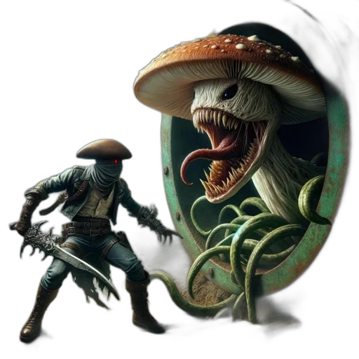 creature, food, concept art, fantasy art transparent PNG cut-out