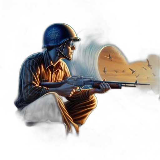 weapon, hat, concept art, watercolor transparent PNG cut-out