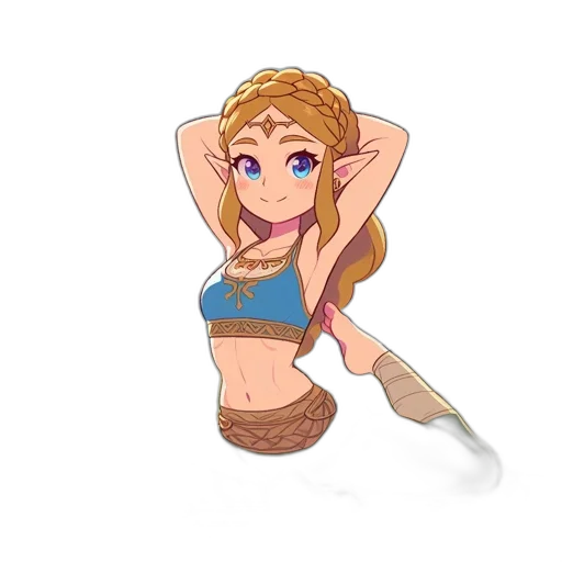 staff, jewelry, hair, weapon transparent PNG cut-out
