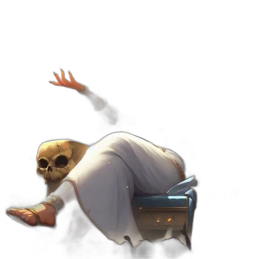 robot, creature, staff, mask transparent PNG cut-out