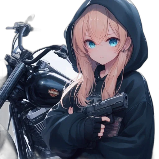 weapon, jacket, sword, robot transparent PNG cut-out