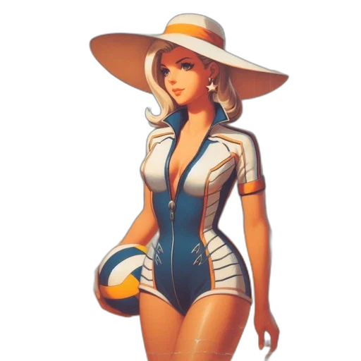 dress, hat, concept art, fantasy art transparent PNG cut-out