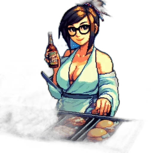 staff, bottle, robot, dress transparent PNG cut-out
