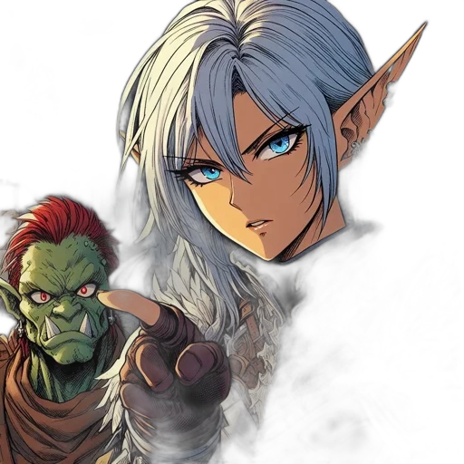 face, dragon, staff, mask transparent PNG cut-out