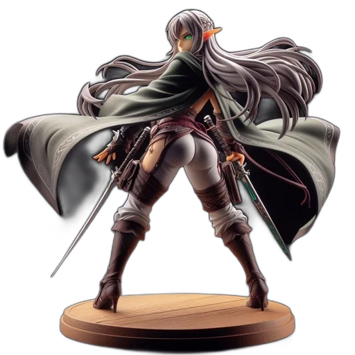 concept art, fantasy art, dark, animated transparent PNG cut-out