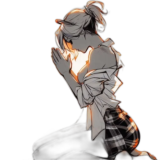 dress, jacket, mask, sword transparent PNG cut-out