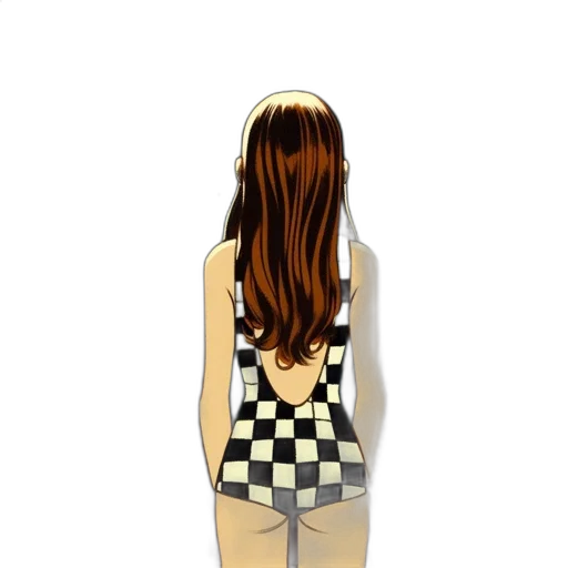 dress, hair, jacket, jewelry transparent PNG cut-out