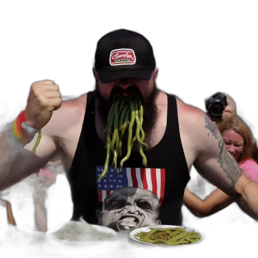 food, creature, man, coney transparent PNG cut-out